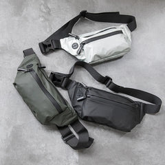 Waterproof Waist Bag for Women Men Outdoor Sports Crossbody Casual Purse