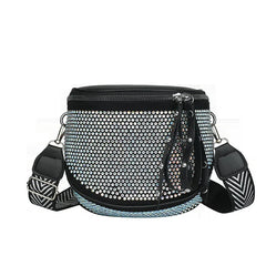 Diamond Crossbody Messenger Bag for Women Small Chest Waist Purse