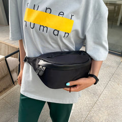 Nylon Waist Bag Crossbody Chest Pack Unisex Shoulder Small Hip Bag