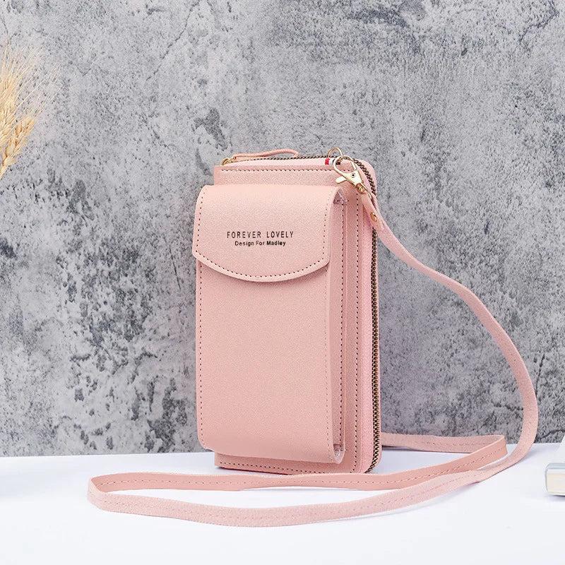 Mini Crossbody Bag Women PU Leather Shoulder Messenger Clutch