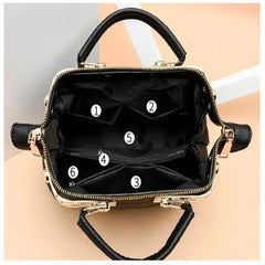 Women's Crossbody Bag Soft Flap Lady Evening Bag 25x13x16cm