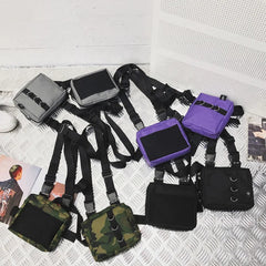 Punk Chest Bag Hip-Hop Tactical Streetwear Waist Pack