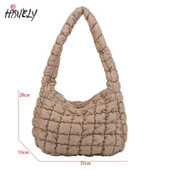Quilted Shoulder Bag for Women Large Capacity Crossbody Handbag