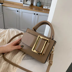 Retro Women Shoulder Bag Pu Soft Crossbody Messenger Bag for Women