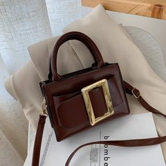 Retro Women Shoulder Bag Pu Soft Crossbody Messenger Bag for Women
