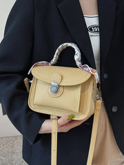 Top Handle Crossbody Bag for Women, PU Leather Shoulder Bag