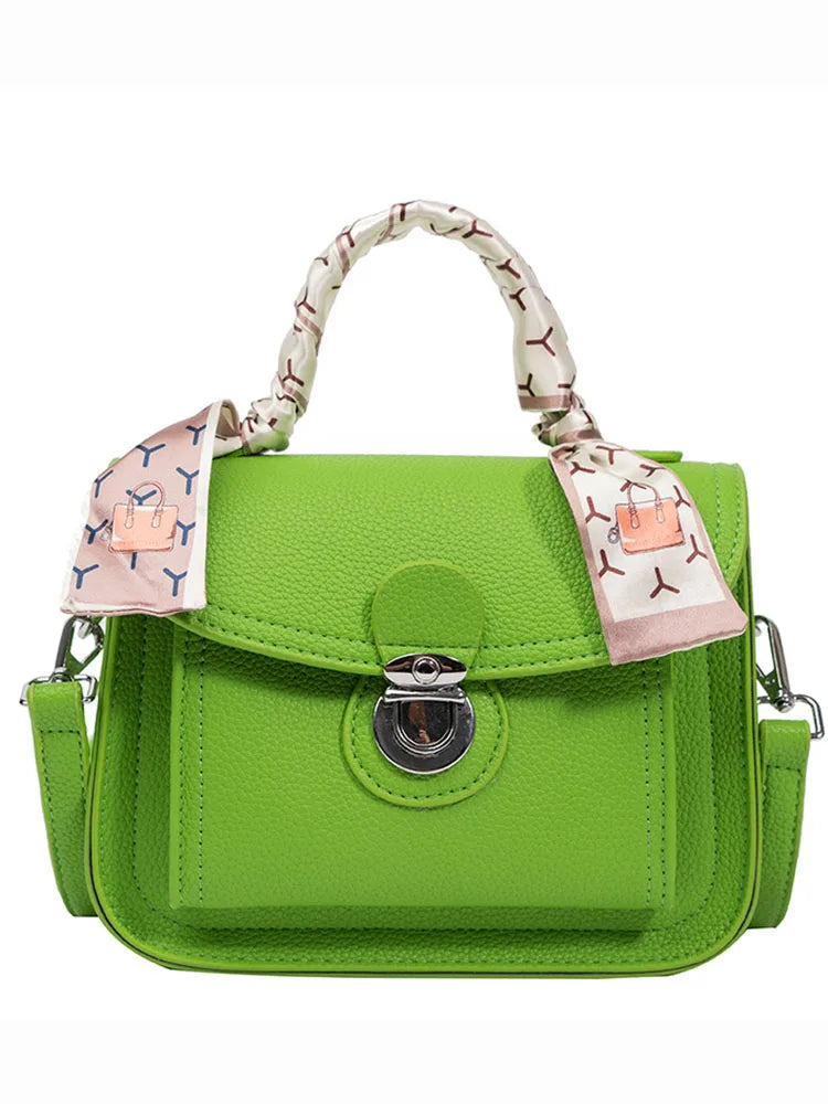 Top Handle Crossbody Bag for Women, PU Leather Shoulder Bag