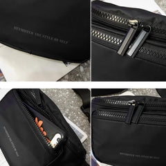 Street Unisex Waist Bag Chest Pack Waterproof Outdoor Sports Crossbody Bag