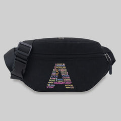 Pattern Waist Bag Chest Bags Unisex Student Printing Leisure Sports Bum Bag