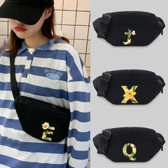 Pattern Waist Bag Chest Bag Unisex Student Sports Bum bag