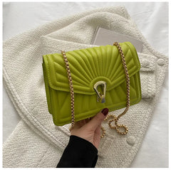 Women Small Messenger Bag with Chain Strap Handbag Ladies Crossbody Bags