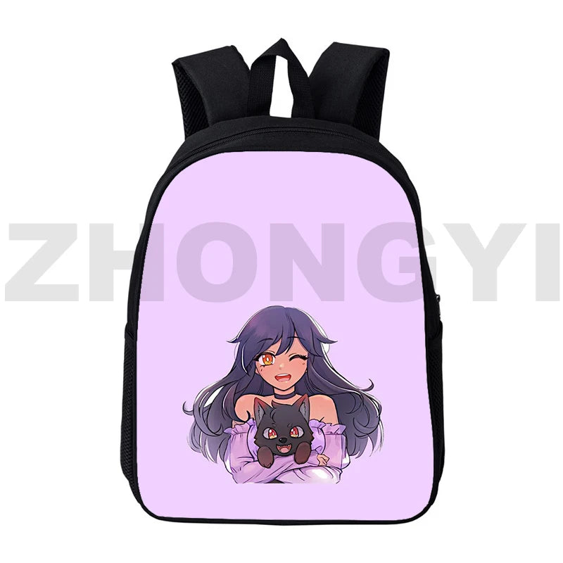 Cat Aphmau Backpacks Travel School Bag for Teenagers 3D Anime Laptop Women