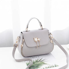 Texture Women's Shoulder Bag All-match Handbag for Autumn