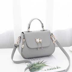 Texture Women's Shoulder Bag All-match Handbag for Autumn