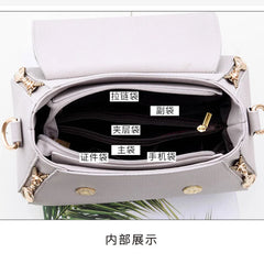 Texture Women's Shoulder Bag All-match Handbag for Autumn