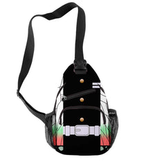 Demon Slayer Chest Bag Waterproof Outdoor Crossbody Bag
