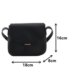 Women's Pu Leather Crossbody Bag Small Flap Messenger Bag