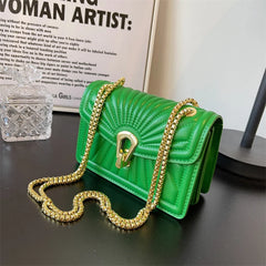 Women's Chain Shoulder Crossbody Bag - Black