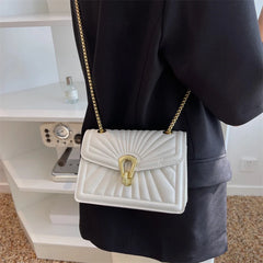 Women's Chain Shoulder Crossbody Bag - Black