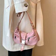 Nylon Satchels Handbags Purses Women Shoulder Bags