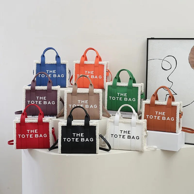 Women's Tote Bag Handbag Shoulder Crossbody PU Leather Messenger Bag