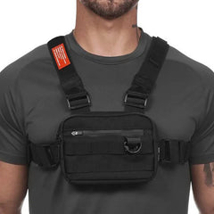 Hip Hop Chest Rig Bag Tactical Vest Streetwear Chest Packs