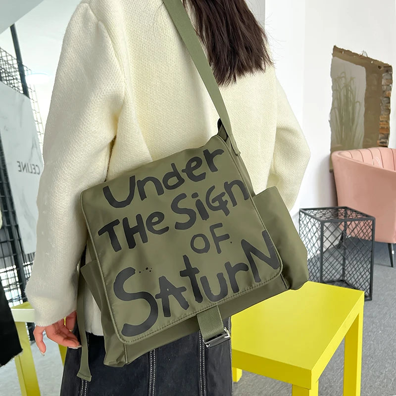 Nylon Shoulder Crossbody Bags for Women Handbags and Purses