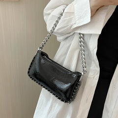 Ruched Bow Handbags Women Shoulder Bags Totes Ladies Messenger Bag