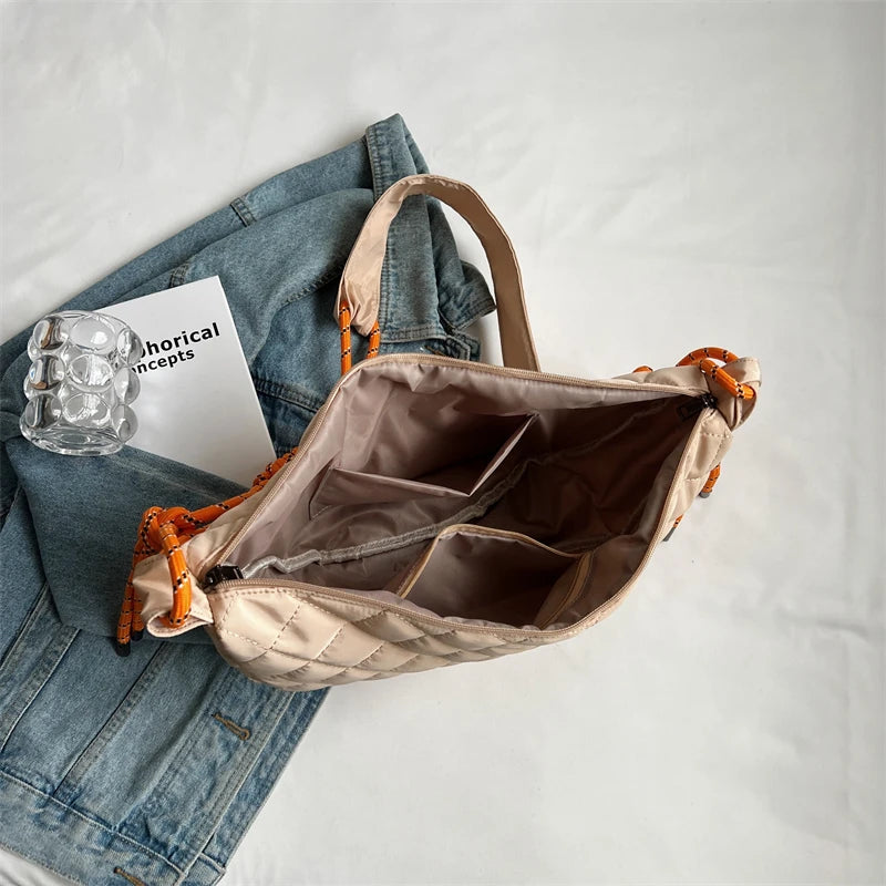 Large Hobos Handbag Purses Women Shoulder Crossbody Bags Nylon Ladies Messenger