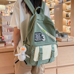 Girl College School Bag Casual Women Backpack Book Packbags for Teenage