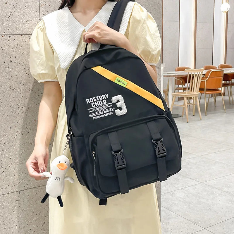 Girl College School Bag Casual Women Backpack Book Packbags for Teenage
