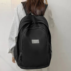 Girl Pink Waterproof Travel School Bag Lady High Capacity Backpack
