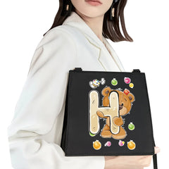 High-end Initial Name Pattern Shoulder Bag Women Messenger Bag