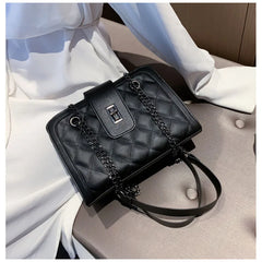 Large-Capacity Women's Rhombus Shoulder Bag