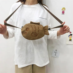 Cartoon Shoulder Messenger Bag Girls Mini Canvas Bags for Women