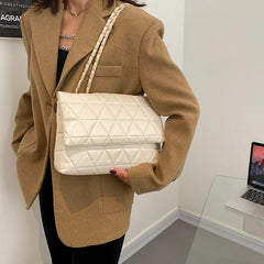 Plaid Women Shoulder Bag Chain Crossbody Bags Handbags