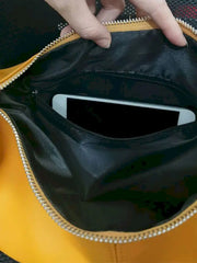 Pleated Shoulder Bag Women Soft PU Leather Crossbody Tote Bag Cloud Hobo Bolsas