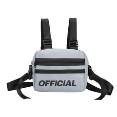 Reflective Chest Bag HipHop Tactical Chest Utility Bags G172