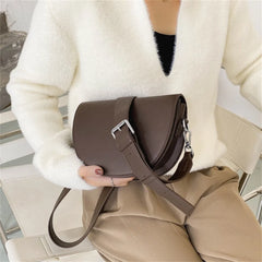 Retro Ladies Crossbody Bag Handbags High Leather Shoulder Bags for Women