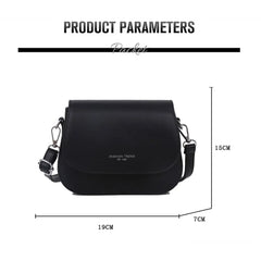 Solid Women Crossbody Bag Handbags Flap Messenger Bag Saddle Shoulder Bag