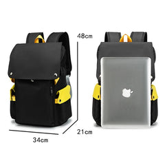 Street Backpack with USB Charging Port Anti-Theft School Bag