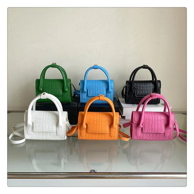 Crocodile Clutch Bag Single Handle Crossbody Messenger Bag