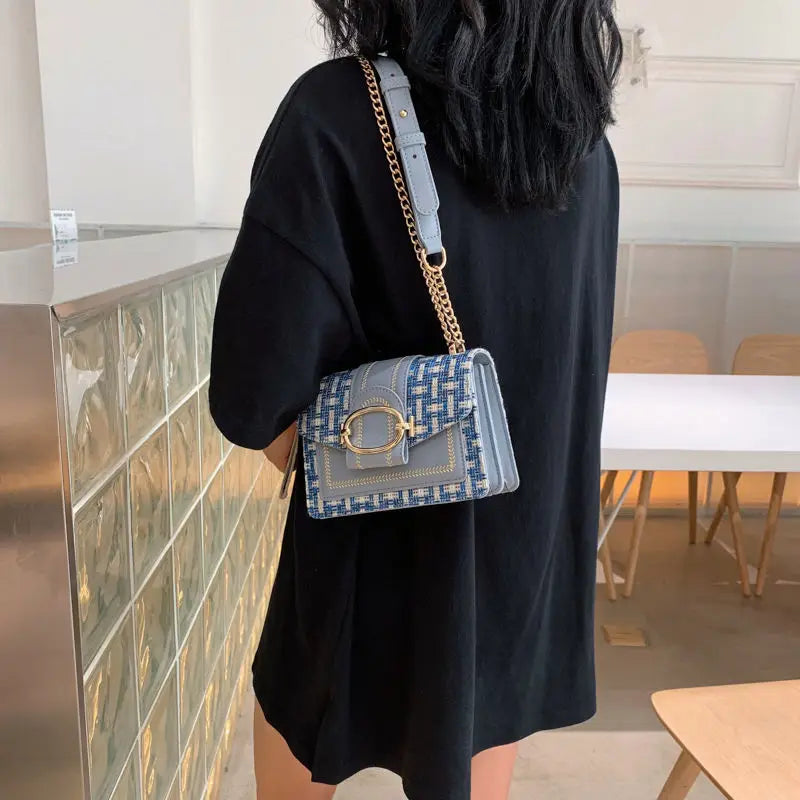 Stylish Wide Strap Shoulder Bag for Women