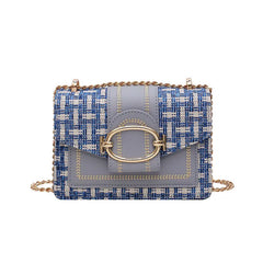 Women Lady Handbags Wide Strap Shoulder Bags Chain Messenger Crossbody Bags