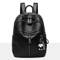 Women PU Leather Backpack Bag Female Casual Travel Waterproof Backpacks