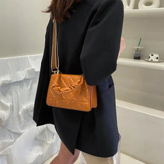 Plaid Crossbody Bag Flap Small Handbag Women Shoulder Messenger Bag