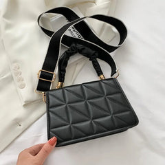 Plaid Crossbody Bag Flap Small Handbag Women Shoulder Messenger Bag