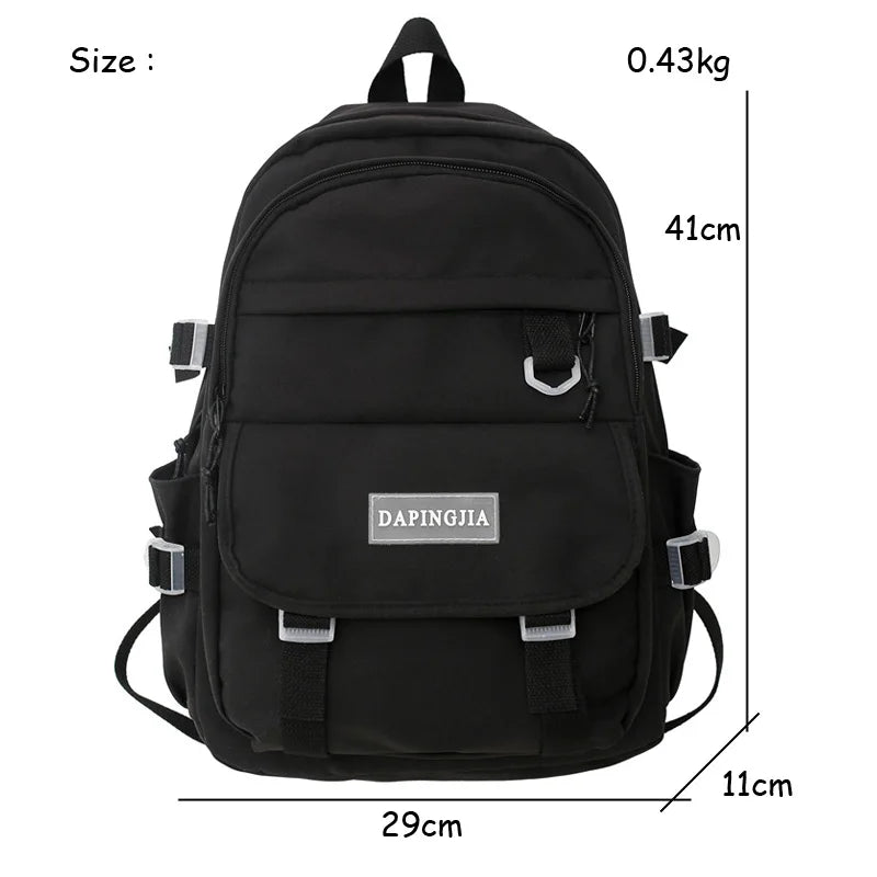 Waterproof Student Bag Lady Male Backpack Girl Boy Men Travel School Backpack