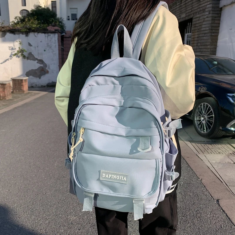 Waterproof Student Bag Lady Male Backpack Girl Boy Men Travel School Backpack