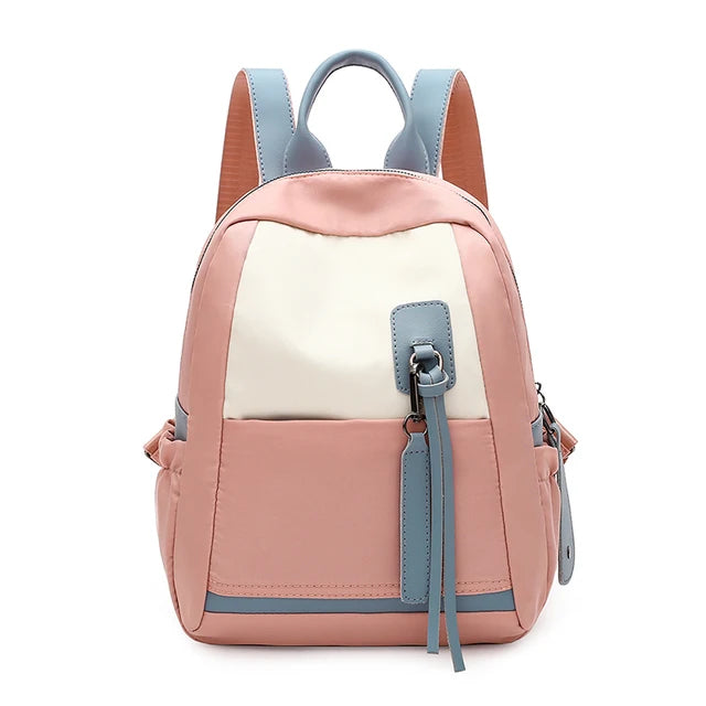 Large-capacity Tassel Student Schoolbag Waterproof Oxford Travel Backpack